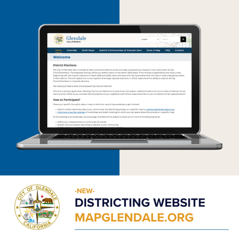 City of Glendale Begins Pursuit of DistrictBased Elections District